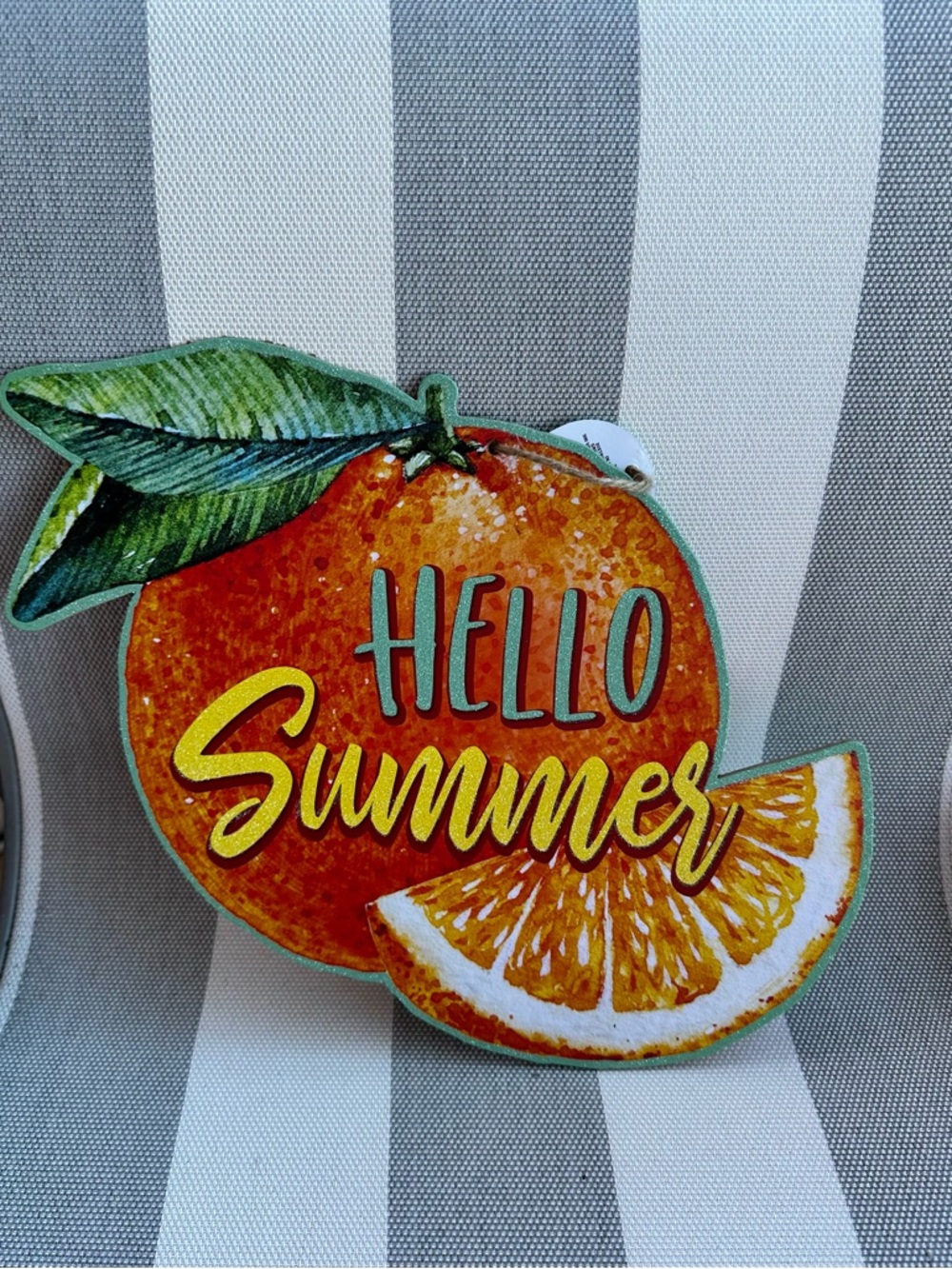 🍍 Tropical Fruit Summer Wall Decor Set of 2 NWT 🍊 - Picture 6 of 8